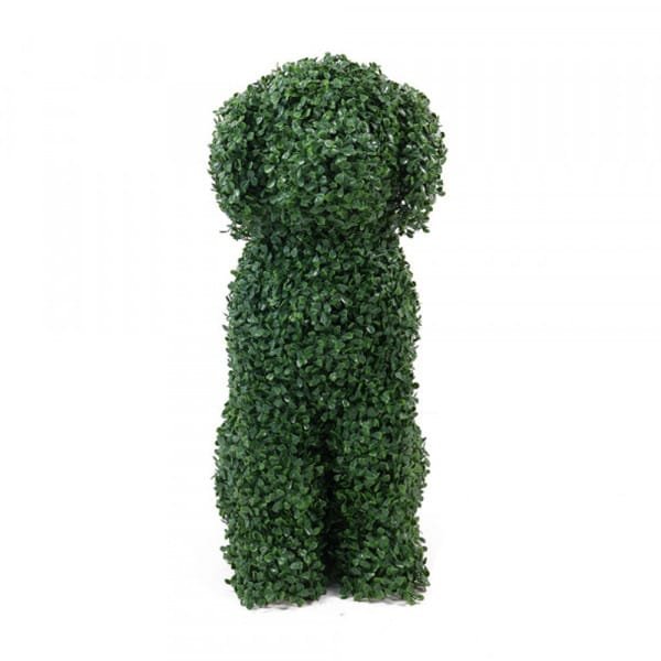 Chien buis artificiel 3D topiaire